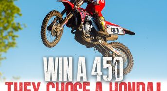 MX Sports Pro Racing Announces “Win a 450″ Recipient